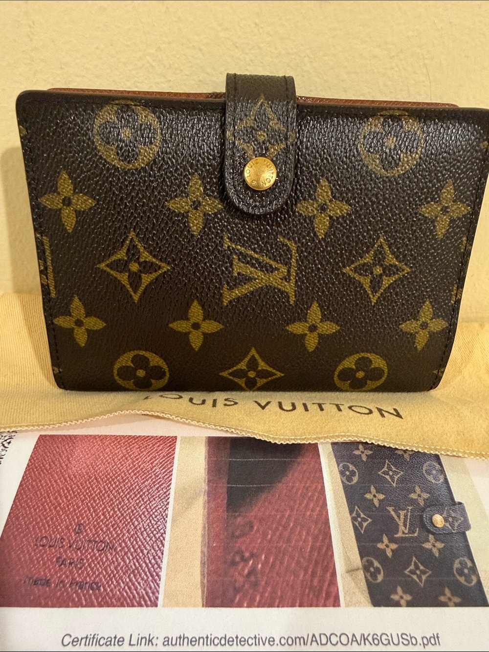 Authentic Louis Vuitton agenda Louis Vuitton  Credit holder wallet (COA included